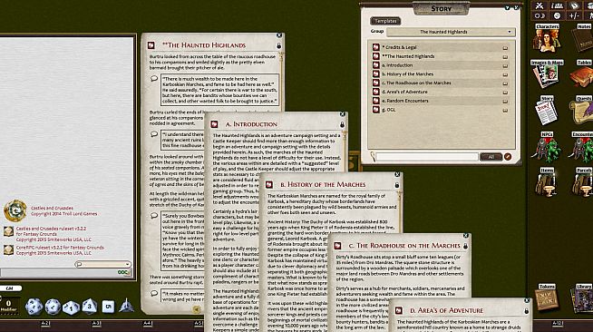 Fantasy Grounds - DB1 The Haunted Highlands (Castles and Crusades)
