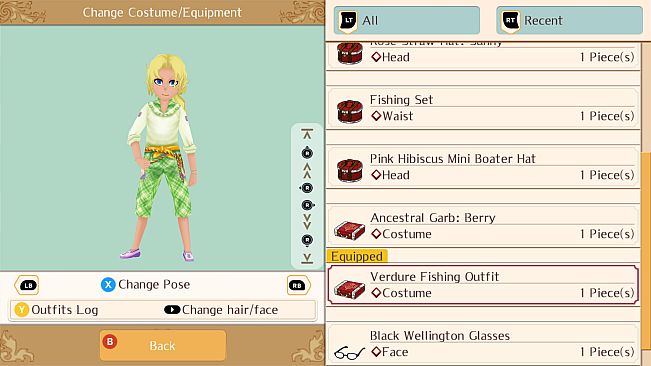 Fresh Green Season Attire - WorldNeverland - Daily Life in the Elnea Kingdom - Another Life Adventure