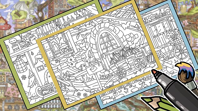 HIDDEN CATS 5: Magic Tree - Coloring Book