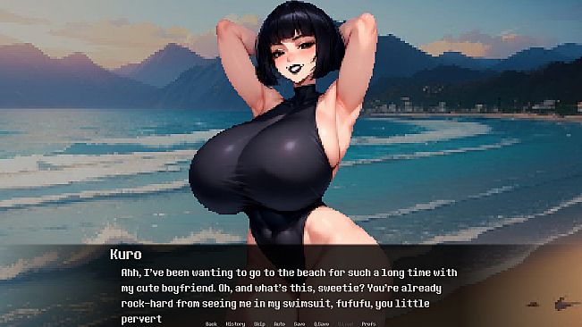 Dominated by Yandere Goth Girlfriend 3: On the Beach
