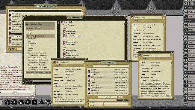 Fantasy Grounds - Book of Lost Spells