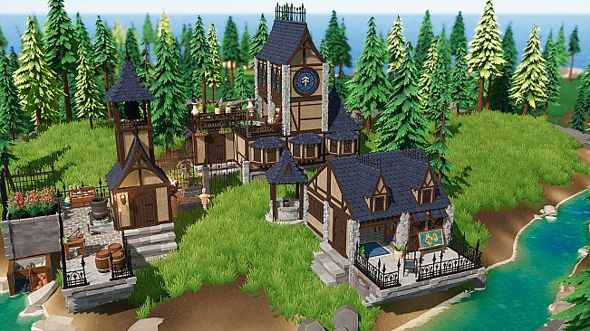 Len's Island - Gothic Building Style