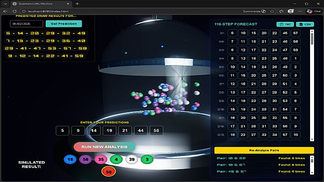 Quantum Lotto Machine
