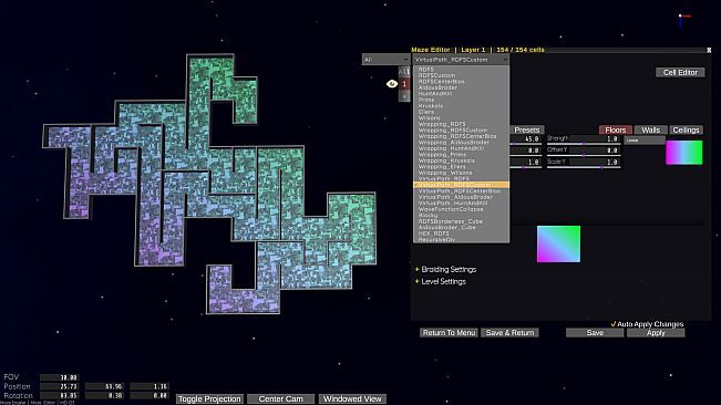 Maze Engine - In Game Level Editor