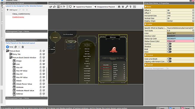 RPG Developer Bakin Layout Data Classy
