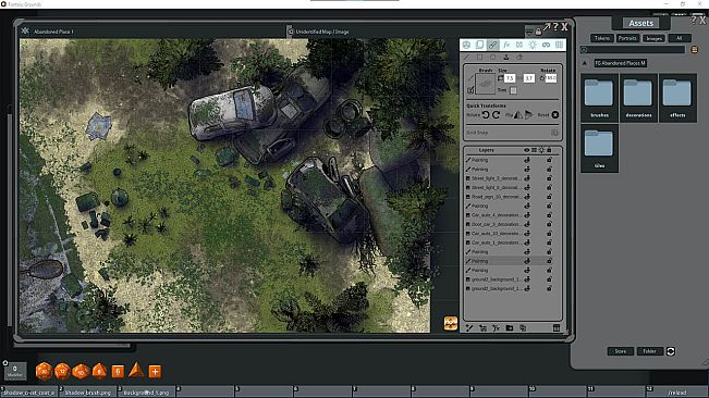 Fantasy Grounds - FG Abandoned Places Map Pack