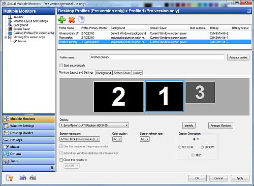 Actual Multiple Monitors