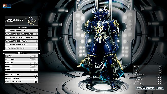 Warframe Equinox Prime Access: Mend & Maim Pack