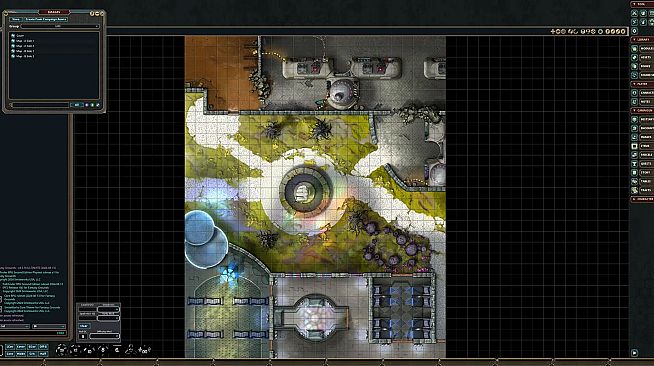 Fantasy Grounds - Starfinder Flip-Mat: Second Edition Playtest Multi-Pack