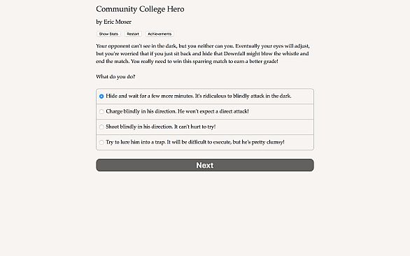 Community College Hero: Trial by Fire