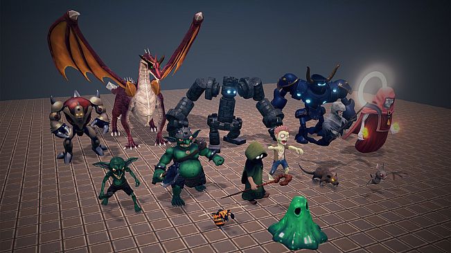 RPG Developer Bakin 3D Monster Pack Vol.1