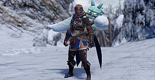 Monster Hunter Rise - "Stuffed Goss Harag" Hunter layered weapon (Dual Blades)
