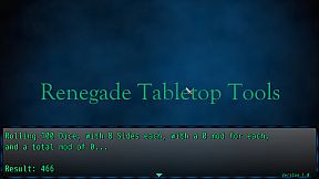Renegade Tabletop Tools System