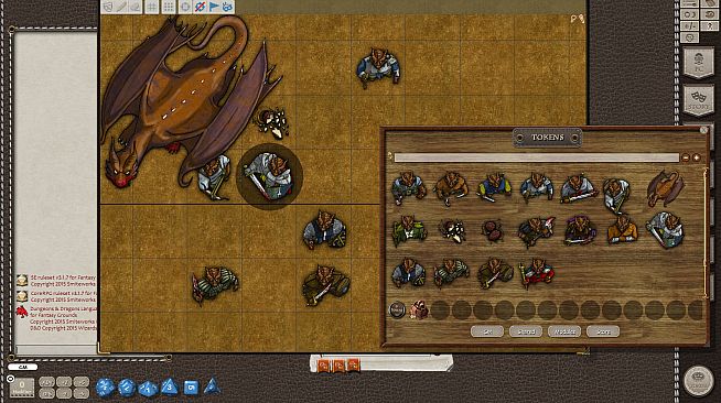 Fantasy Grounds - Copper Dragons (Token Pack)