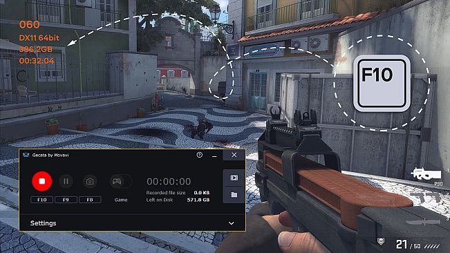 Gecata by Movavi 5 - Game Recording Software